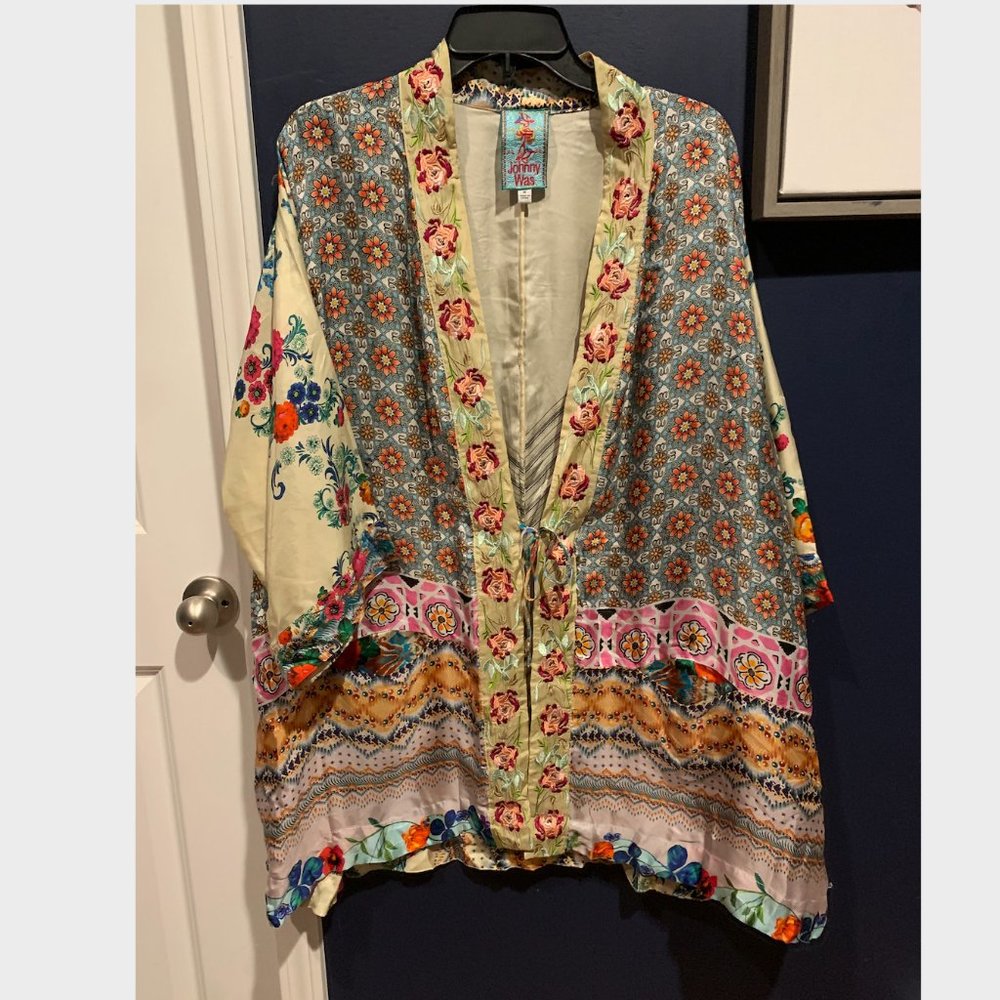 Johnny Was Multi-Colored Kimono